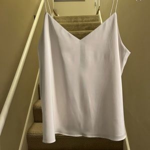Silk white tank